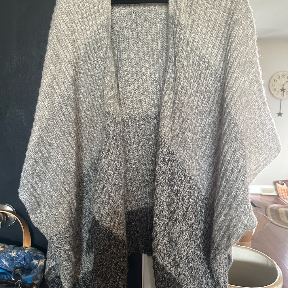 Gray Women's Sweater wrap